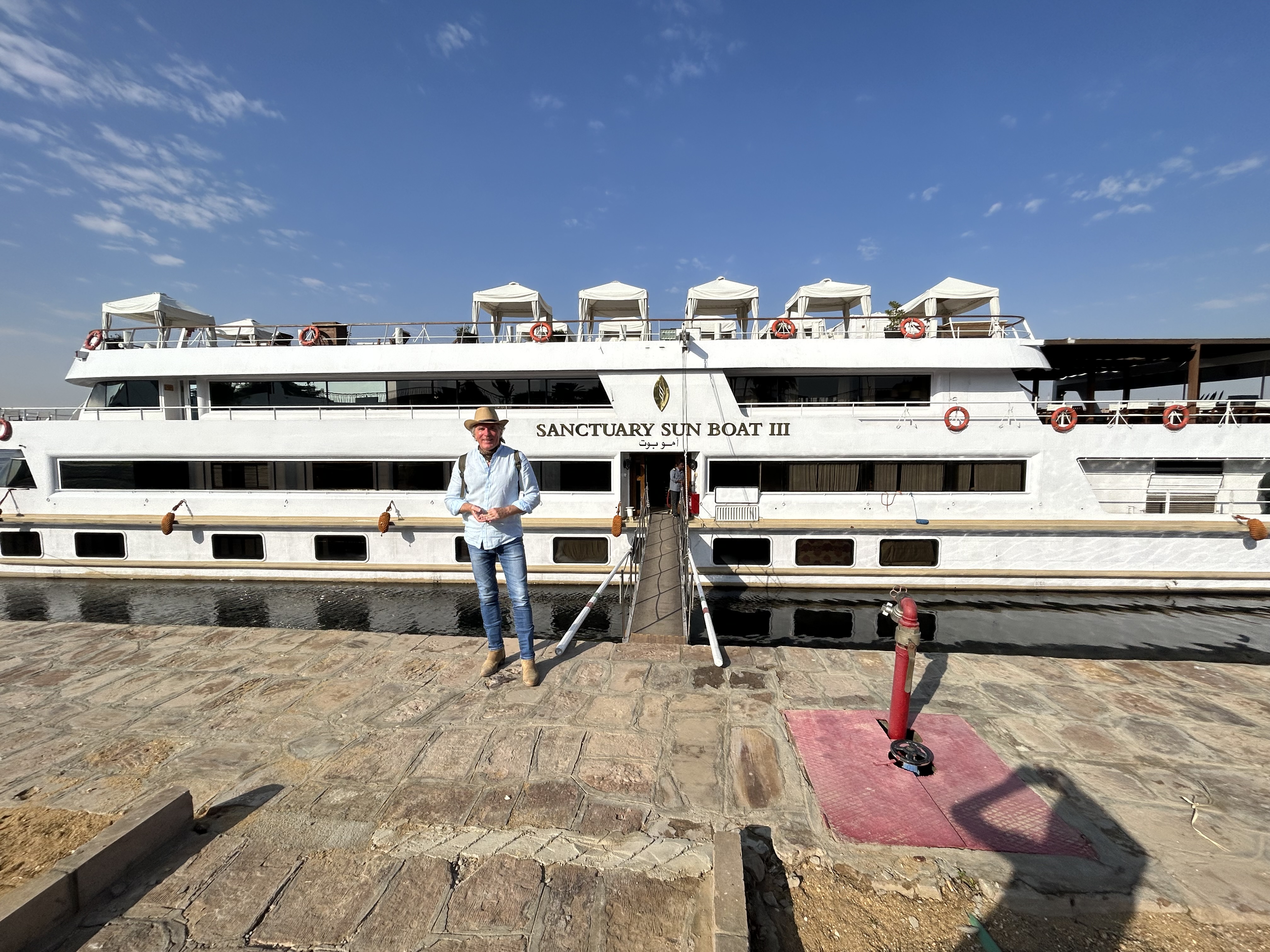 The Sun Boat III on the Nile