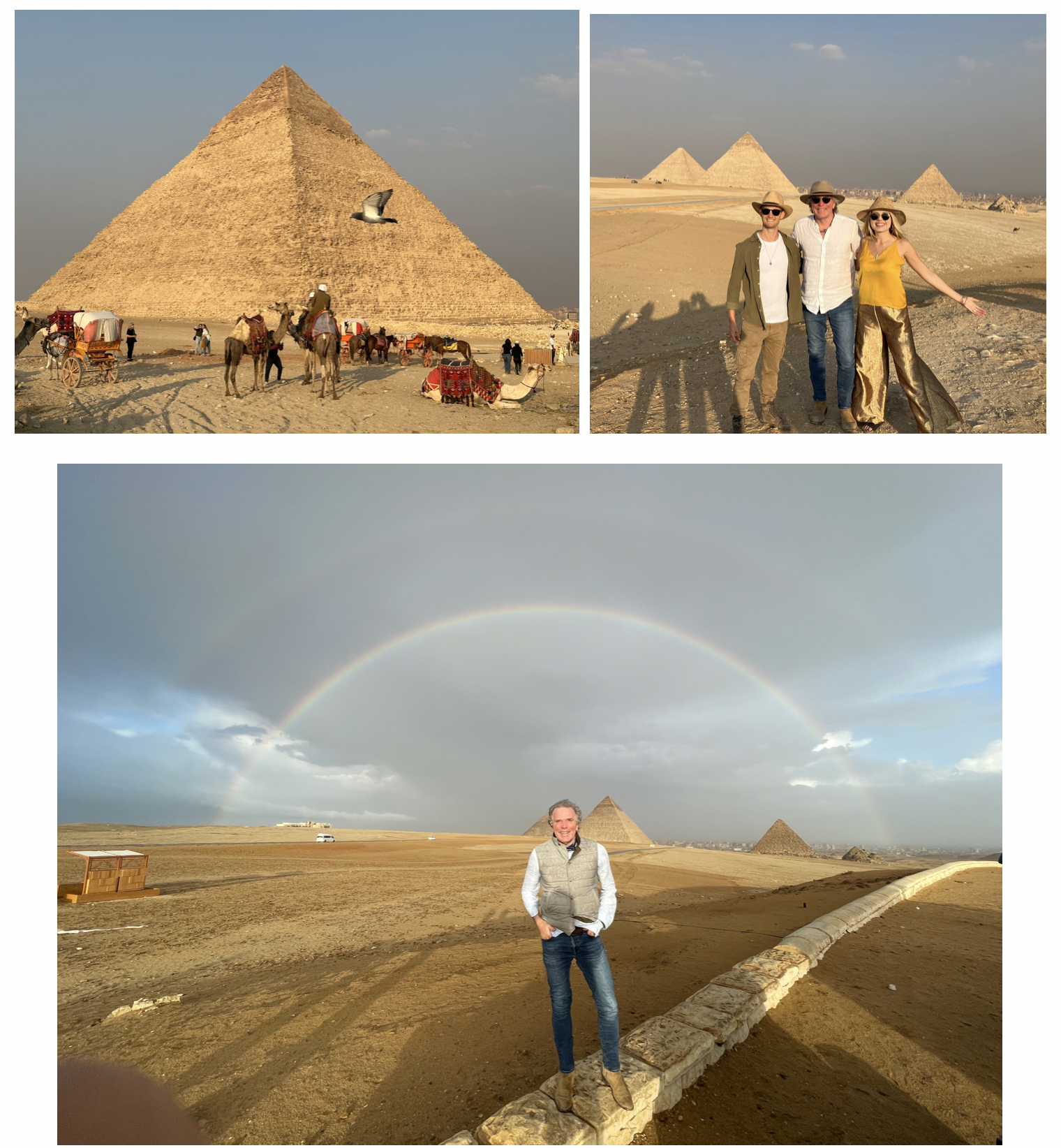 Group photo at the Sphinx