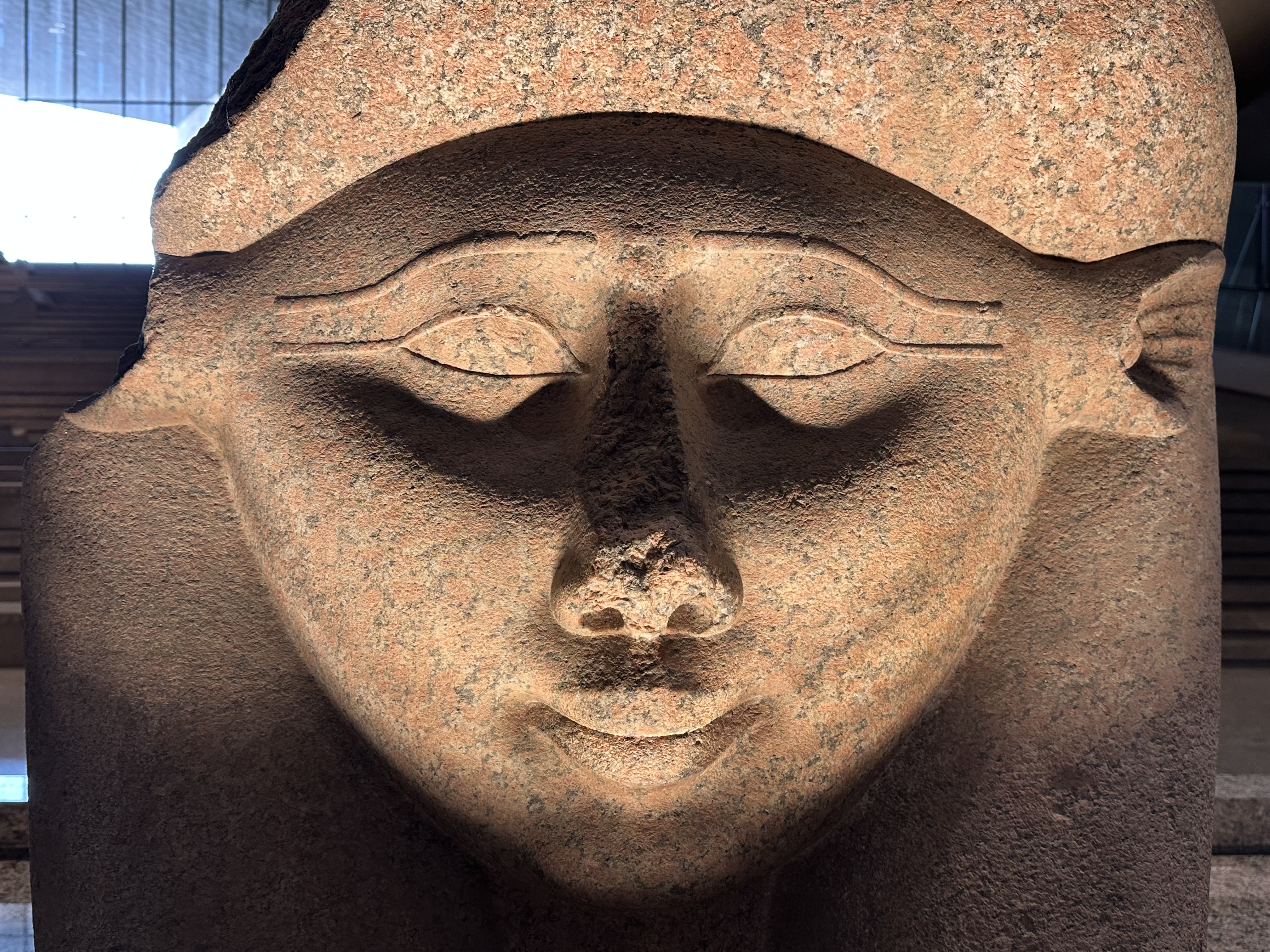 Pharaoh face close-up