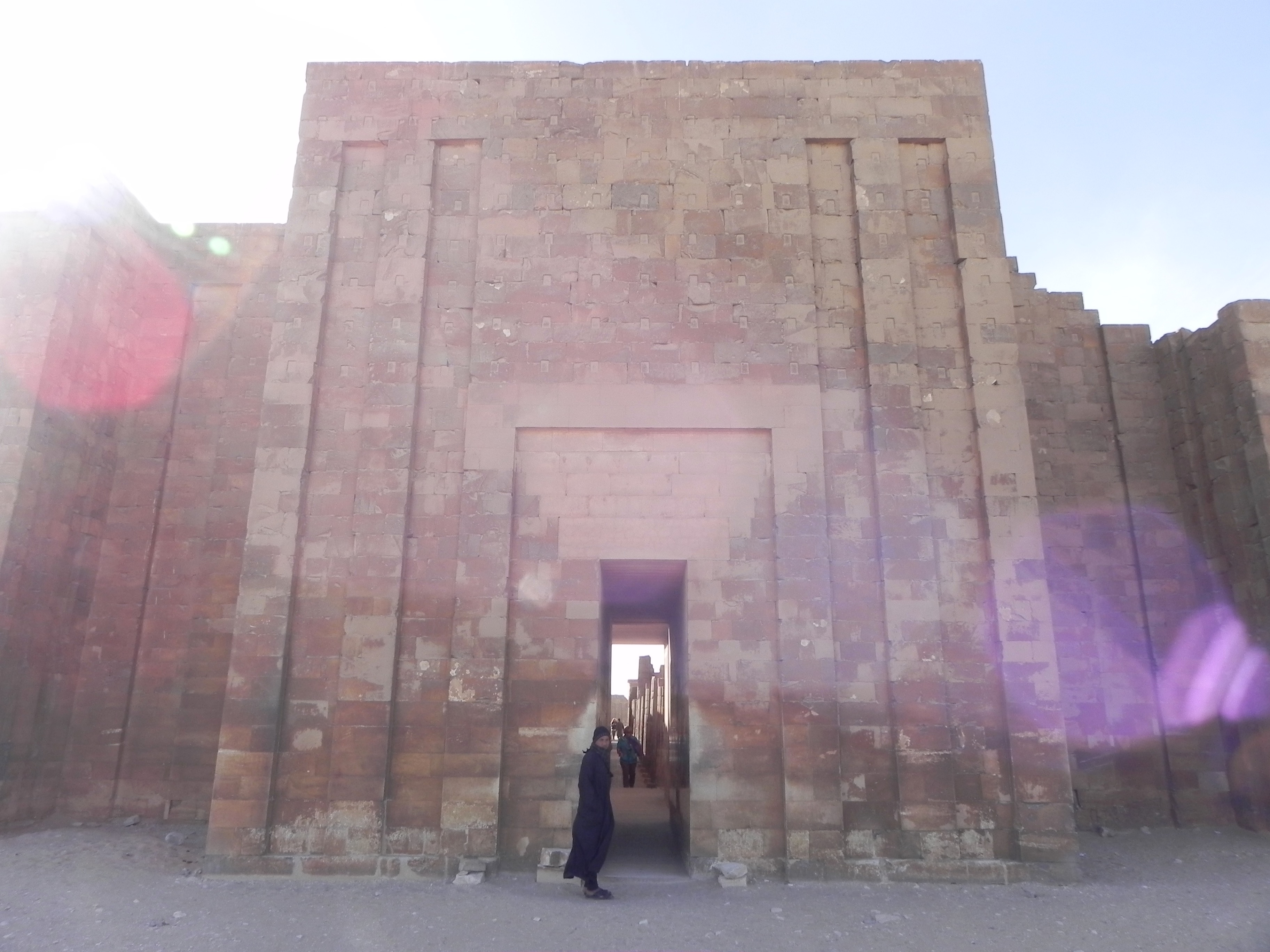 Columned temple structure