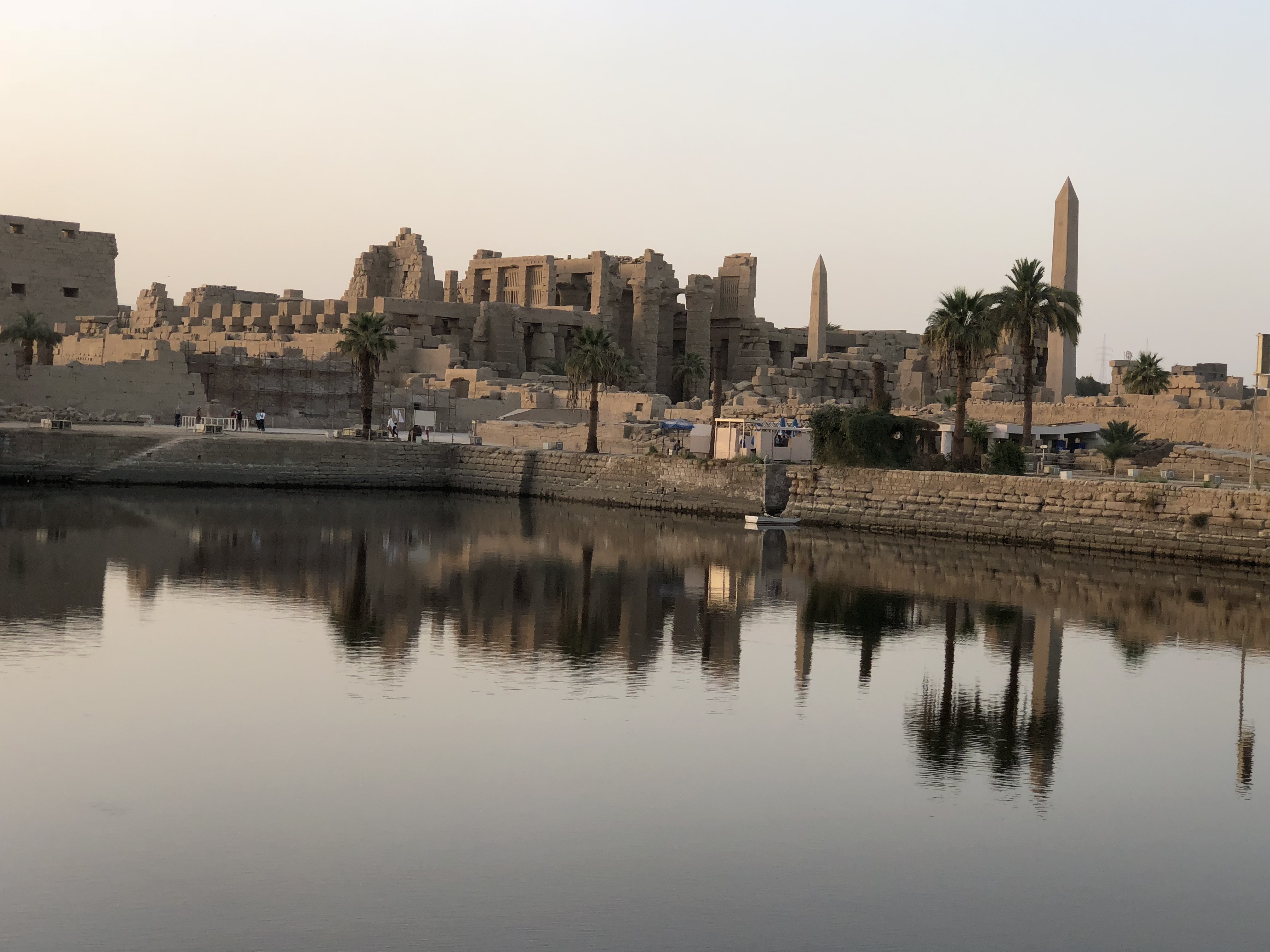 Sacred lake reflection