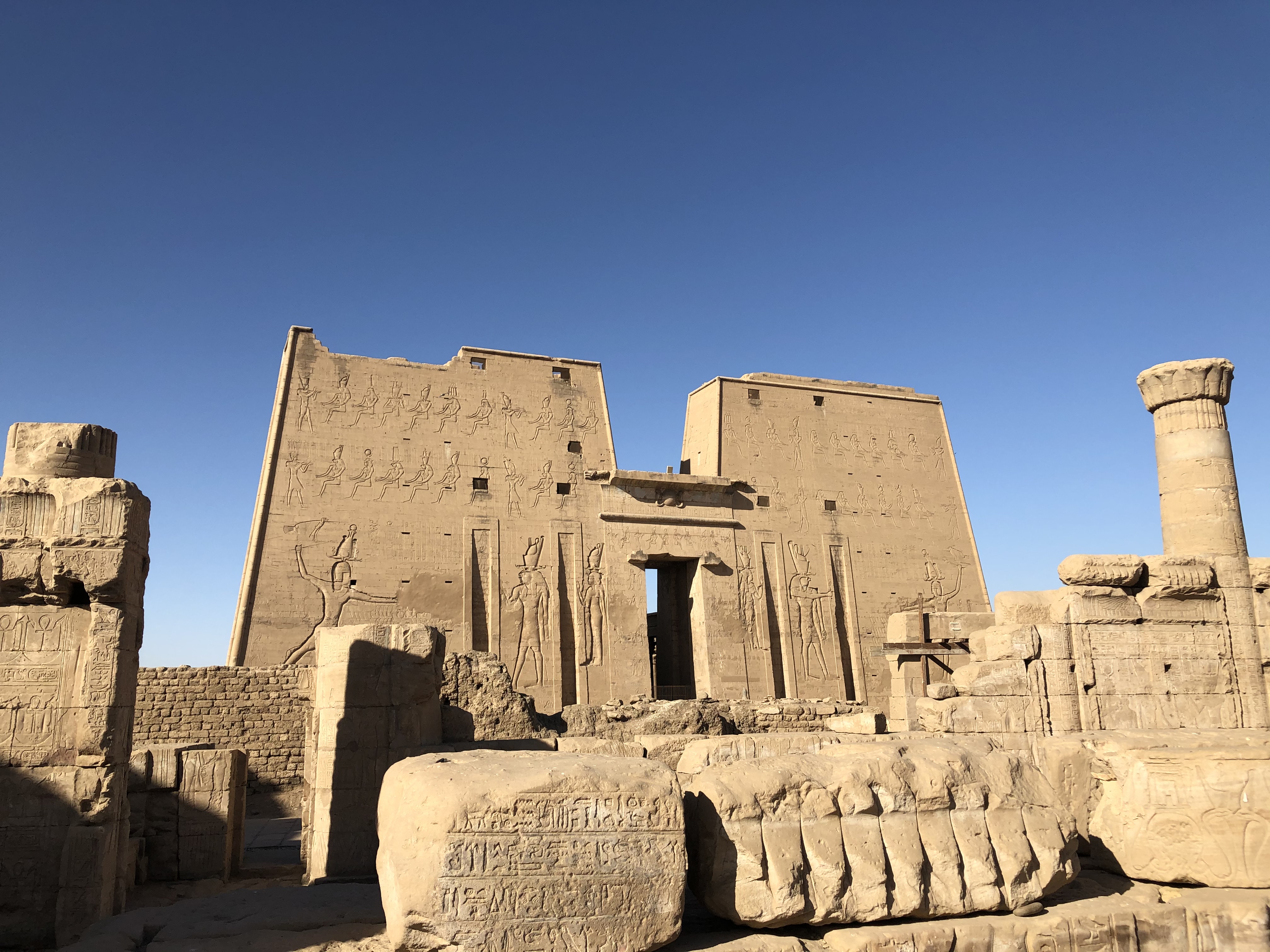 Edfu temple exterior