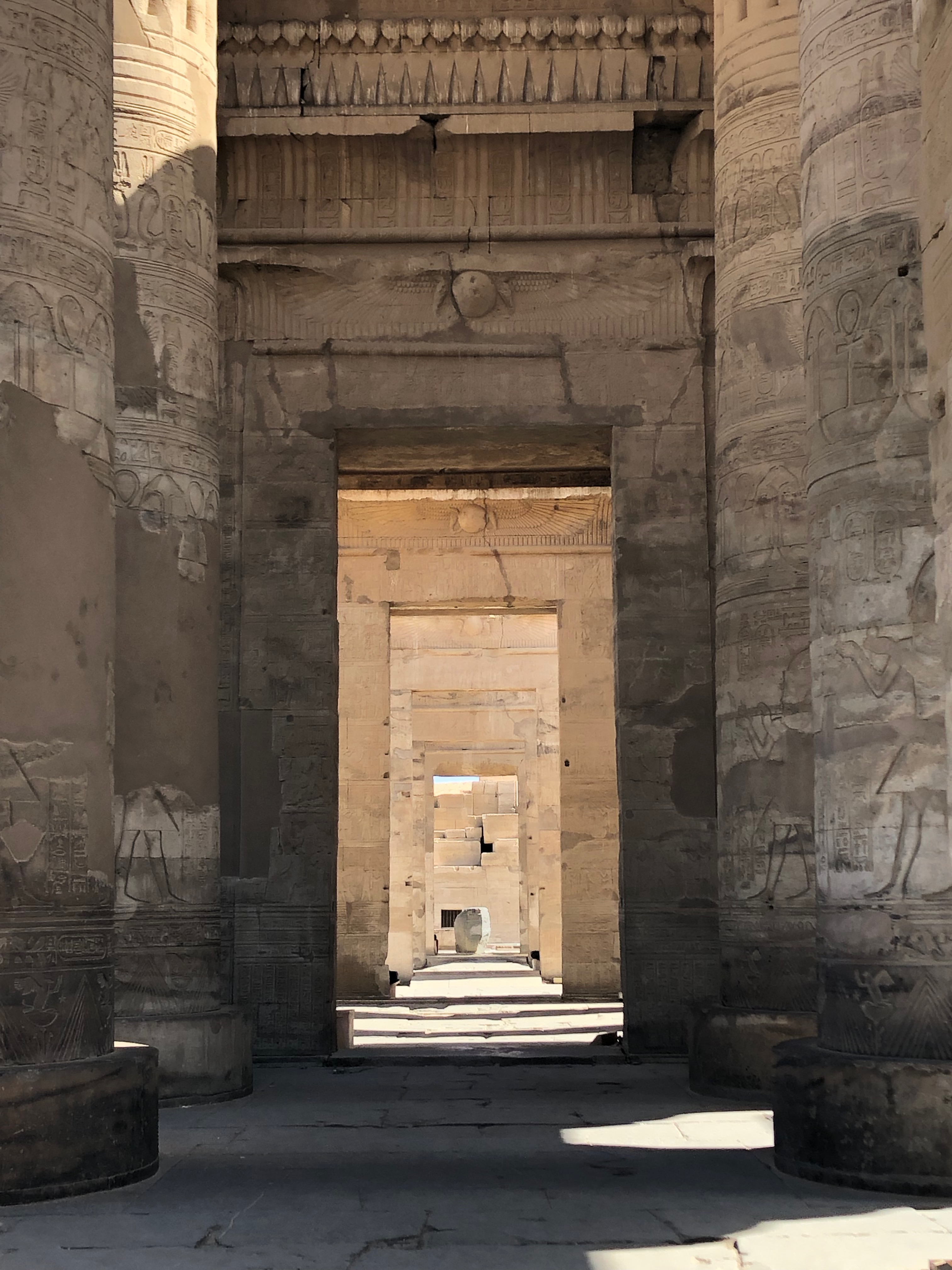 Kom Ombo temple wide exterior view
